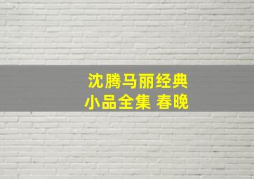 沈腾马丽经典小品全集 春晚